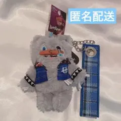 【新品】USJ ハミクマ パンク ぬいぐるみ ストラップ付きキーチェーン