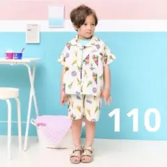 サーティワンアイス　セットアップ　シャツ　パンツ　アイボリー　110