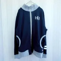 TYR ジャージ パーカー ジップアップ スウェット ネイビー M 春秋