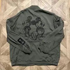 GU × UNDERCOVER ミッキーマウス MA-1ジャケット Ｌサイズ