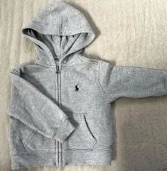 ラルフローレン　12M 80cm パーカー　グレー　ファスナー　ベビー