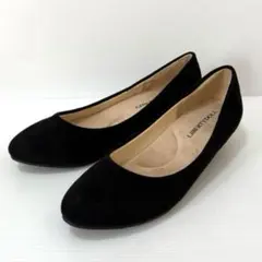 LibertyDoll パンプス スウェード 黒 24cm