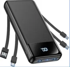 新品N10 ポータブル充電器 60000mAhケーブル付き