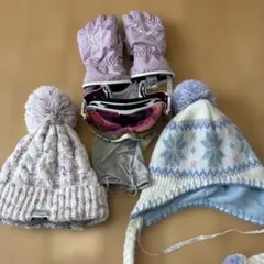 スキー雪遊び用品セット ROXYグローブ phenixニット帽のサムネイル