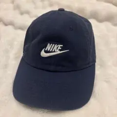 Nike ネイビーキャップ 1Size ストリート 刺繍ロゴ 調節可能