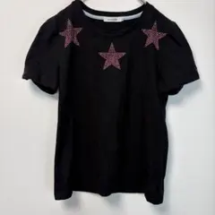 GUILD PRIME 星 スタッズ Tシャツ 34 ブラック 半袖 日本製のサムネイル