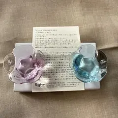 【未使用】Sghr スガハラ 花の箸置き 2個セット