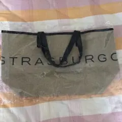 【新品未使用】エクラ付録 STRASBURGO ベージュ ブラック トートバッグ