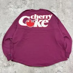 O*Y様 コカコーラ　チェリーコーク　トップス　長袖Tシャツ　古着　レッド　ピンのサムネイル