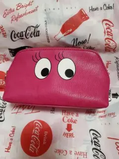 Samantha Thavasa ピンクポーチ 目デザインのサムネイル
