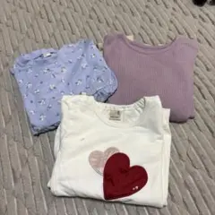 petit main、アプレ　女の子まとめ売り　長袖カットソー 120cm