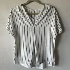 ボーダー⭐︎フレンチブラウス⭐︎フリーサイズ