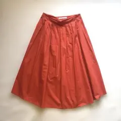 spick&span ロングスカート　オレンジ　朱色　40