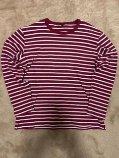 X*s様 00s オールドユニクロ ボーダーロンT XL 古着 短丈 old U