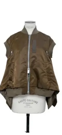 24AW sacai サカイ MA-1 プリーツ ジャケット ベスト - メルカリ