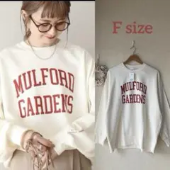 AMERICAN HOLIC★カレッジロゴ裏毛プルオーバー★F★新品