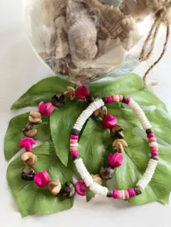 レディースブレスレット　バングル　ハワイアンアクセサリー　バリアクセサリー