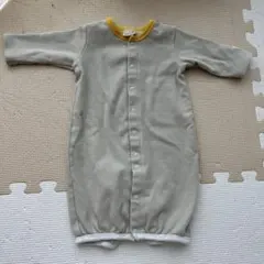 petit main ライトグレー ロンパース