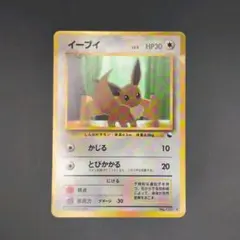 ポケモンカード イーブイ 旧裏 拡張シート第1弾・青版
