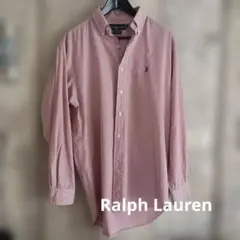 Ralph Lauren Blake M 赤白ストライプシャツ