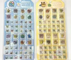 ポケモン　タイルブロックシール　2枚セット