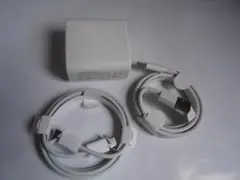 AUKEY Focus Duo 32W PA-F3K 充電器 アップル・ケーブル
