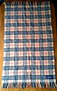 Burberry チェック柄マフラー ウール