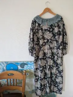 古着　ゆったりワンピース