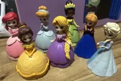 ディズニープリンセス　カプキャラヒロインドール　セット7体