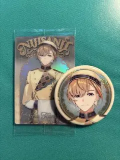 にじさんじ 風楽奏斗 缶バッジ＆メタリックカード セット売り