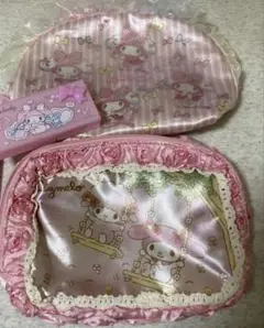 マイメロディ フリル付きポーチ まとめ売り