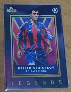 こ*ま様 フリストストイチコフ　1990年代　直筆サイン入りユニフォーム　色紙付 こ*ま様 フリストストイチコフ 1990年代 直筆サイン入り