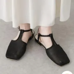 SENSE OF PLACE Tストラップメッシュサンダルのサムネイル