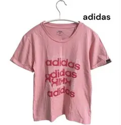 adidas アディダス　ピンク　Tシャツ