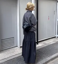 feepur ドロストナイロンティアードスカートのサムネイル