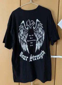 ウィングバックプリントビッグTシャツ SPINNS