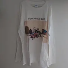 COWCITY CLUBBAND 長袖Tシャツ ロンT ホワイト M カントリー