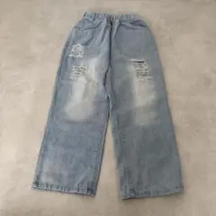 新品 ダメージデニム 120サイズ ユニセックス