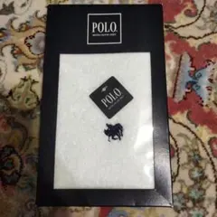 Polo新品タグつき ホワイト タオルハンカチのサムネイル
