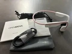 AfterShokz OpenMoveワイヤレス骨伝導イヤホン ヒマラヤンピンク