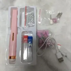 ネイルマシン 電動ネイルケア ピンク ケアセット