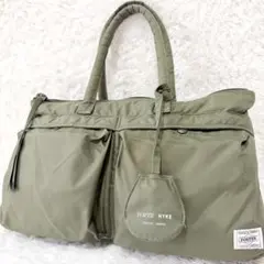 PORTER ×HYKE ショルダーバッグ2025AWコラボcoyote BR - メルカリ