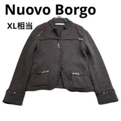 Nuovo Borgo ウール混 ジャケット 刺繍 イタリア製
