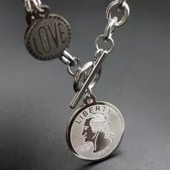 男女兼用コインネックレス