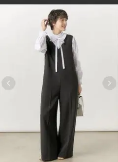 ノーリーズソフィ　ダブルクロスサロペット　ブラック　38 美品