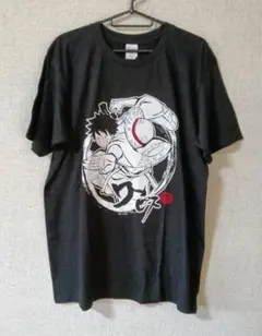 【未使用】ワンピース 墨絵風柄 Tシャツ サイズXLのサムネイル