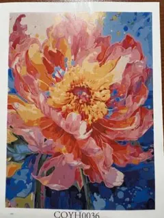 値下げ！【GANCHAN】flower 花　絵画　アート　ギフト　ペイント 2025年最新】花絵画の人気アイテム - メルカリ 値下げ！【GANCHAN