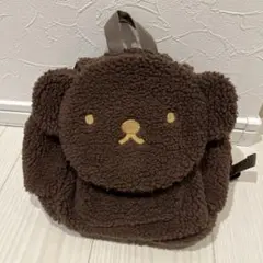ミッフィー ボリス　クマ顔デザイン リュック ブラウン