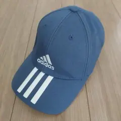 adidas ネイビー キッズ用 キャップ 54-57cmのサムネイル