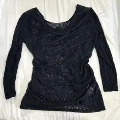 Armani Exchange ブラック長袖トップス y2k 韓国オンニ 韓国